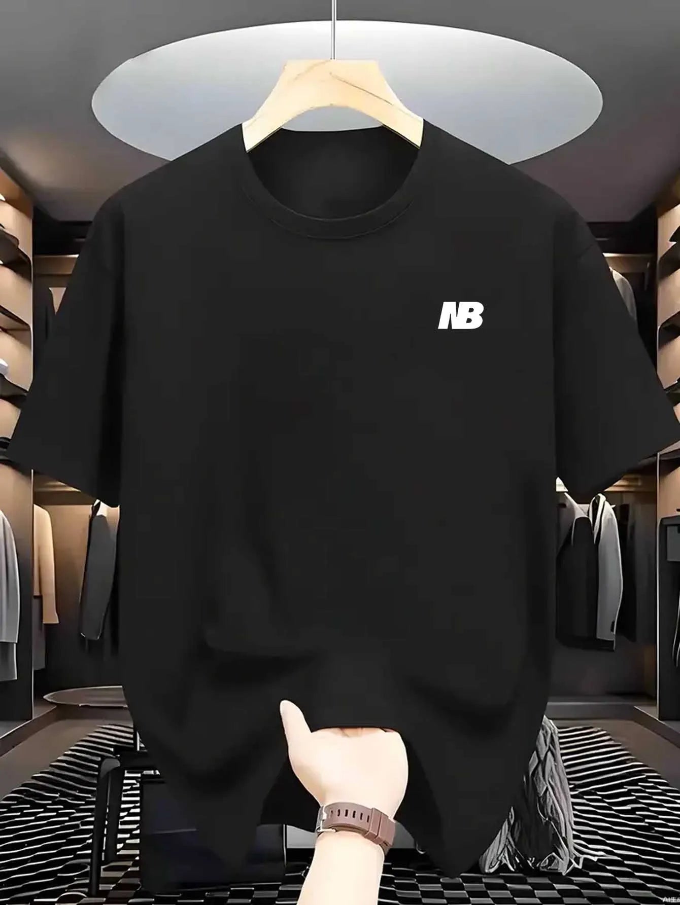 High-quality printed loose short-sleeved T-shirts for men and women from popular autumn and winter brands in 2025