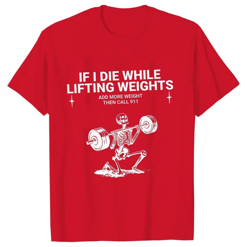 Gym Workout T-shirts for Men Clothing Funny Weightlifting Tshirts Short Sleeve Tops Clothes Fitness Exercise Tee Shirts Homme